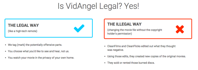 VidAngel it's LEGAL!